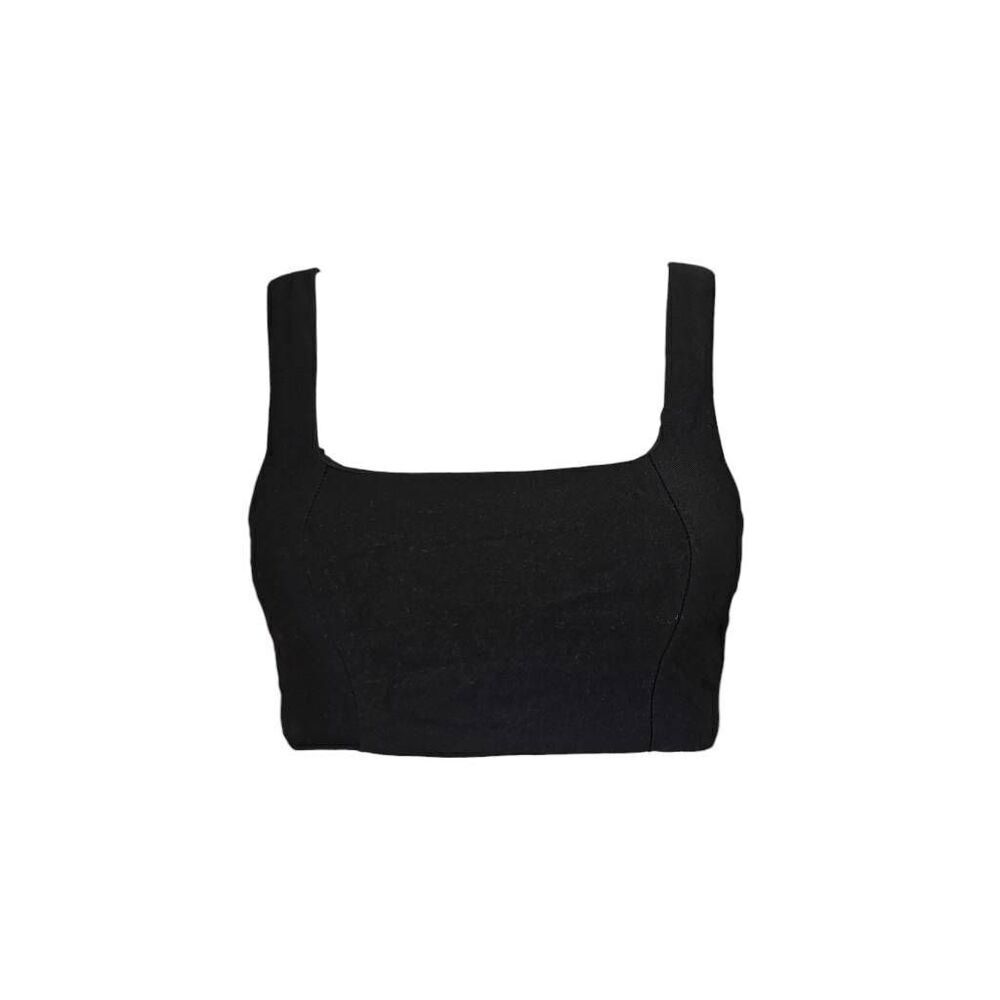 gaudi minimalist sculpted crop top